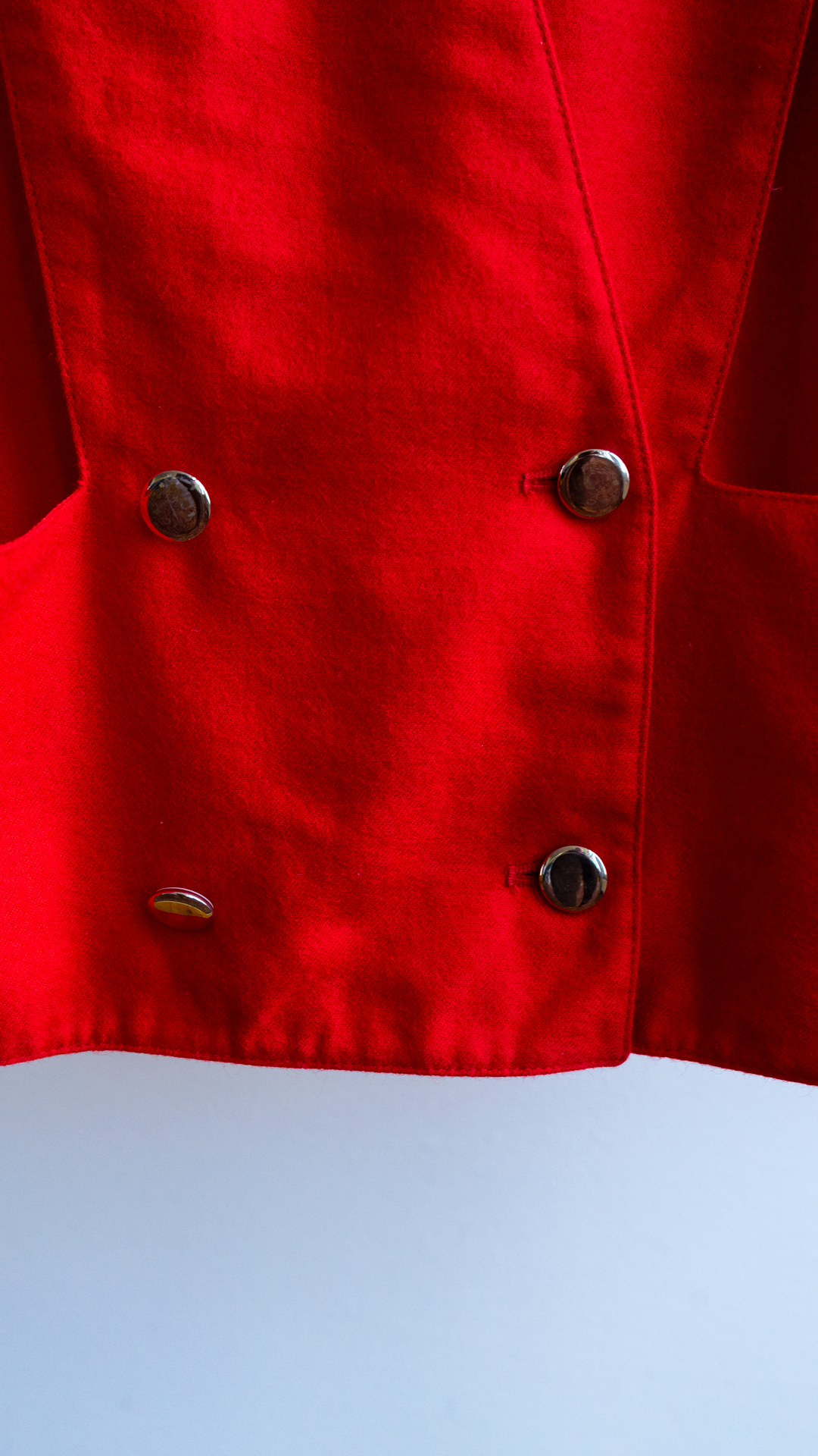 Red Vintage Charles Maudret Blazer
