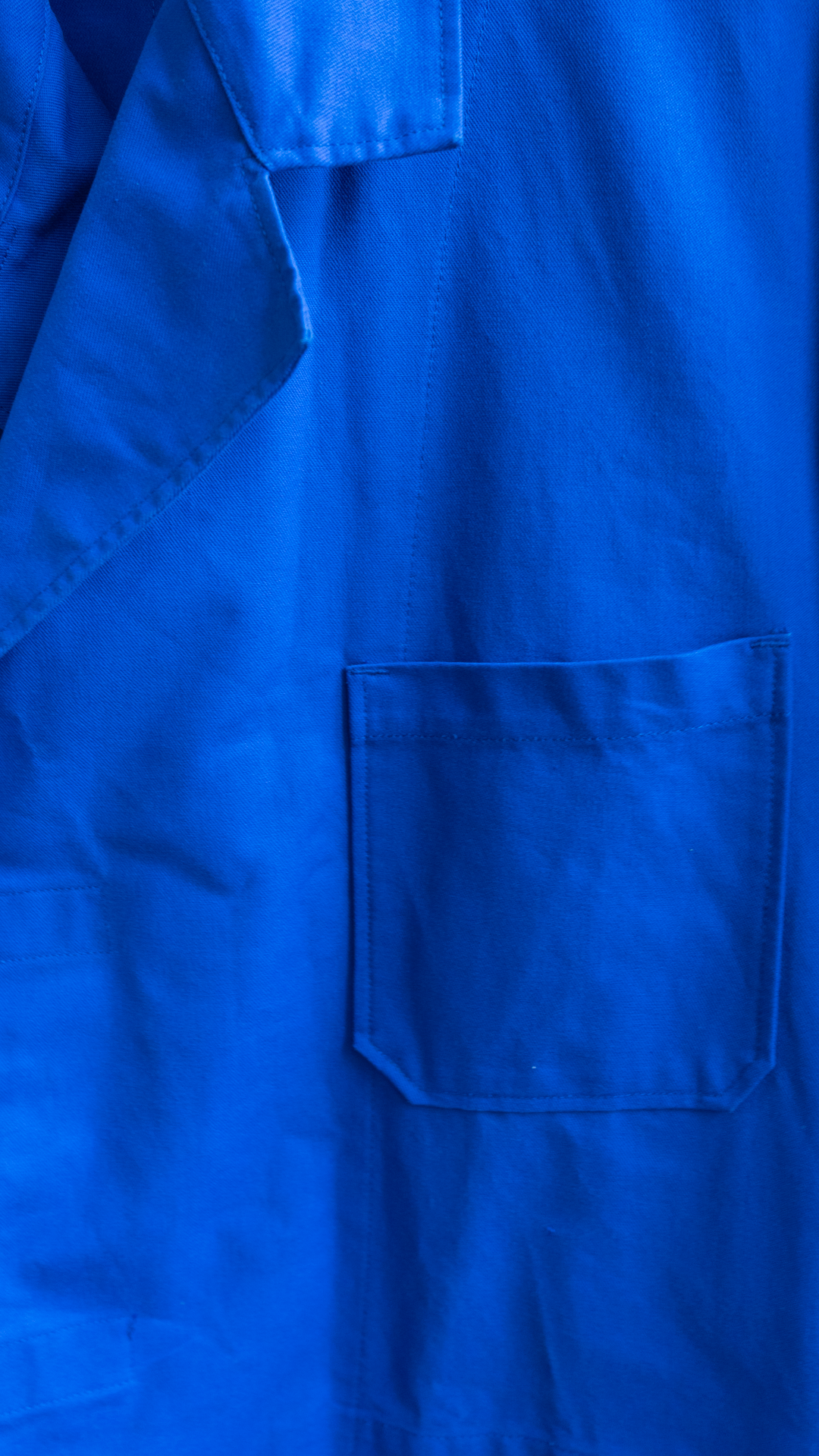 duurzame blauwe franse werkjas 