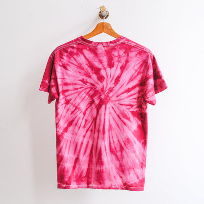 rode-tie-tye-tshirt-tweedehands-achterkant