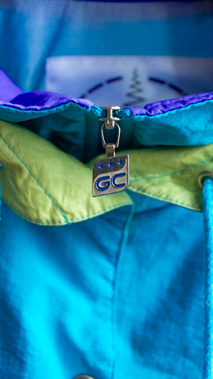 detail zipper vintage sportswear jacket