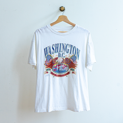 White 90s Washington d.c. T-shirt Fresh vintage