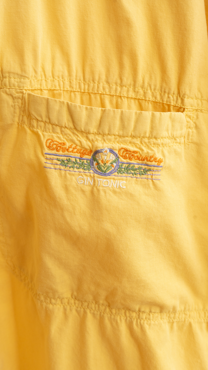 pocket yellow vintage shirt by gin tonic