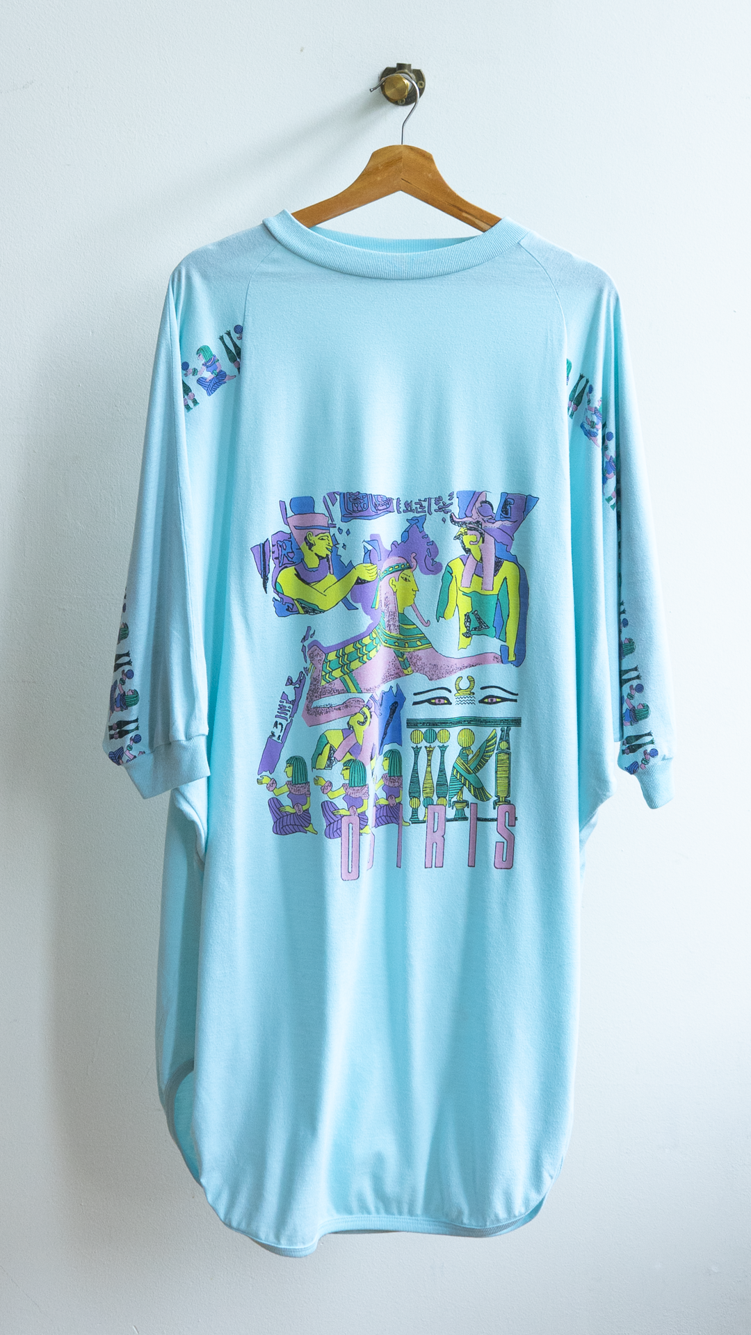 light blue oversized vintage t-shirt nightgown