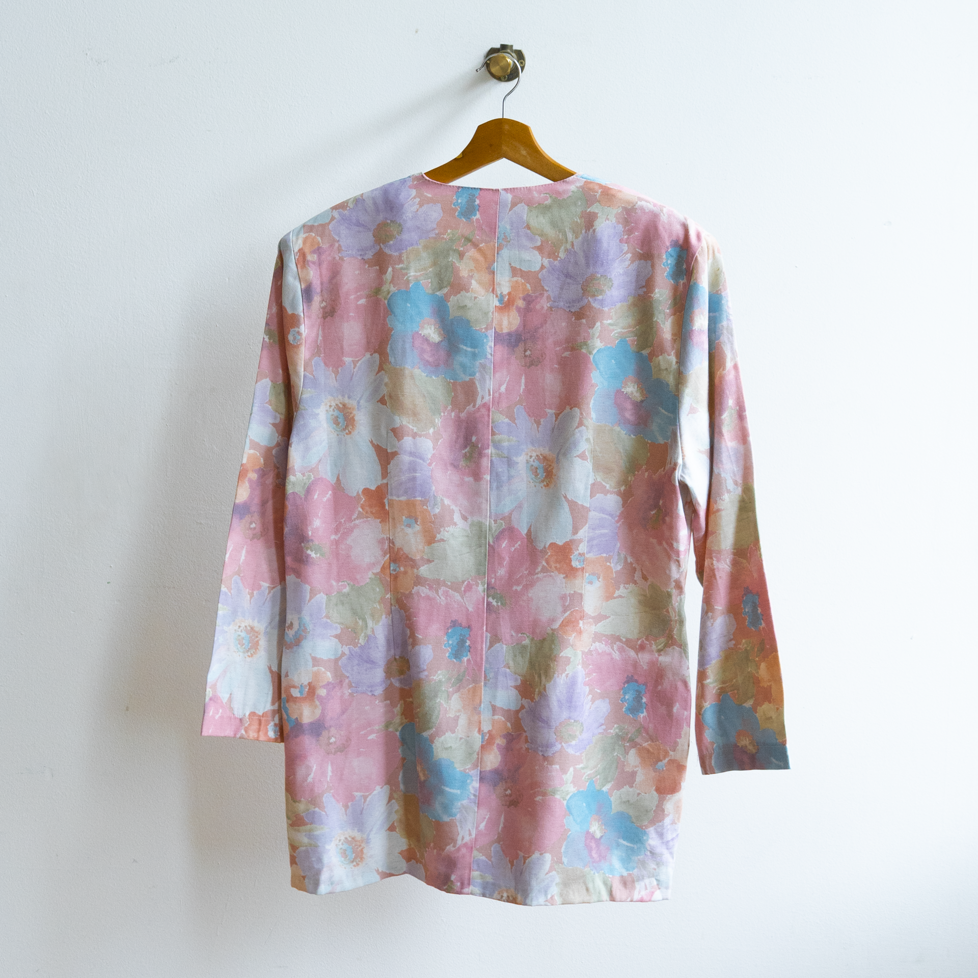 summer vintage floral blazer 